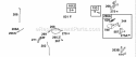 Controls Diagram and Parts List for  Briggs and Stratton Engine